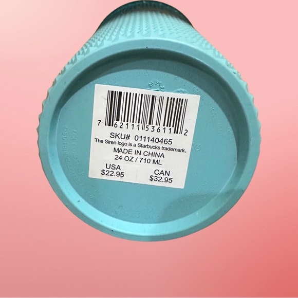 2023 Starbucks Gradient Blue Bling Ombre Studded Venti Tumbler - Picture 8 of 10